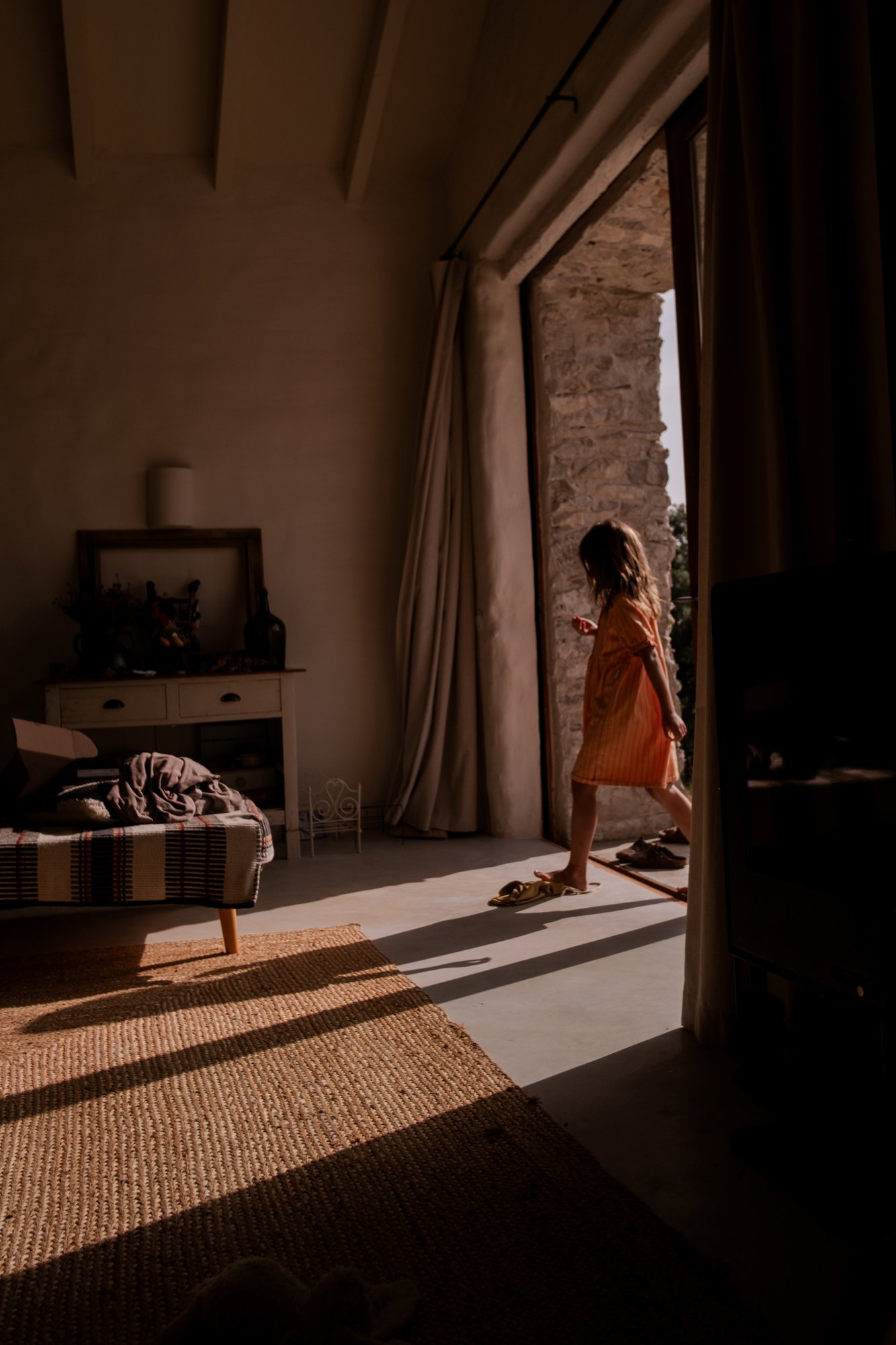 Evening light at Casa d'Aire